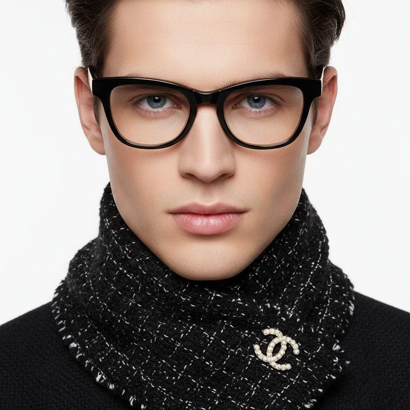 Schmetterlingsbraune Acetatbrille #BS2012-0151