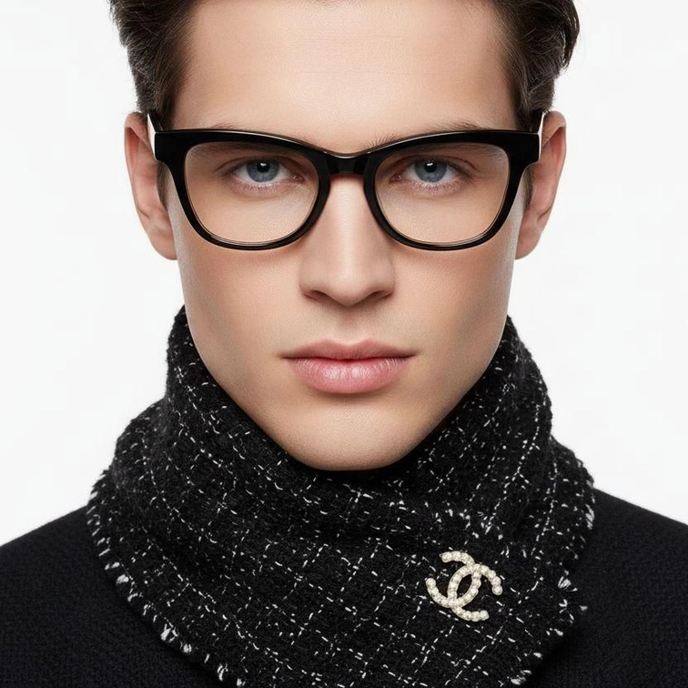 Gafas de acetato marrón mariposa #BS2012-0151