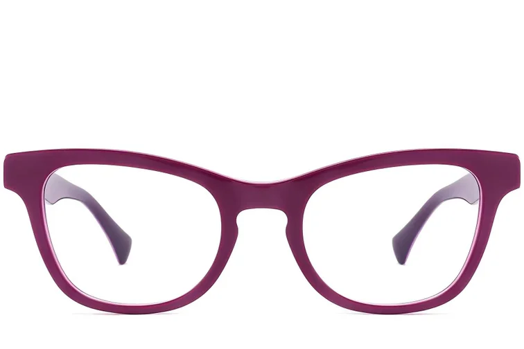Lunettes papillon en acétate violet #BS2012-0152
