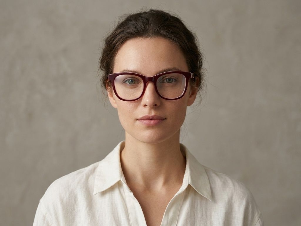 Butterfly Red Acetate Glasses #BS2012-0154