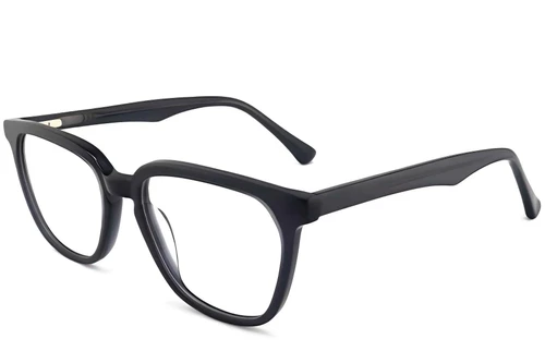 Oval Grey Acetate Glasses #BS2012-0157