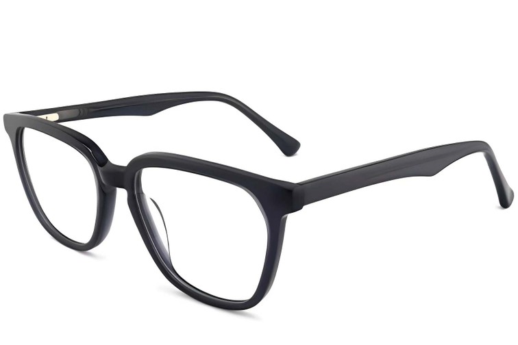 Gafas ovaladas de acetato gris #BS2012-0157
