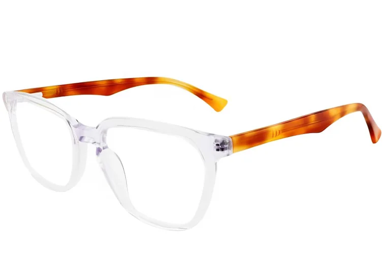 Gafas ovaladas de acetato transparente #BS2012-0159