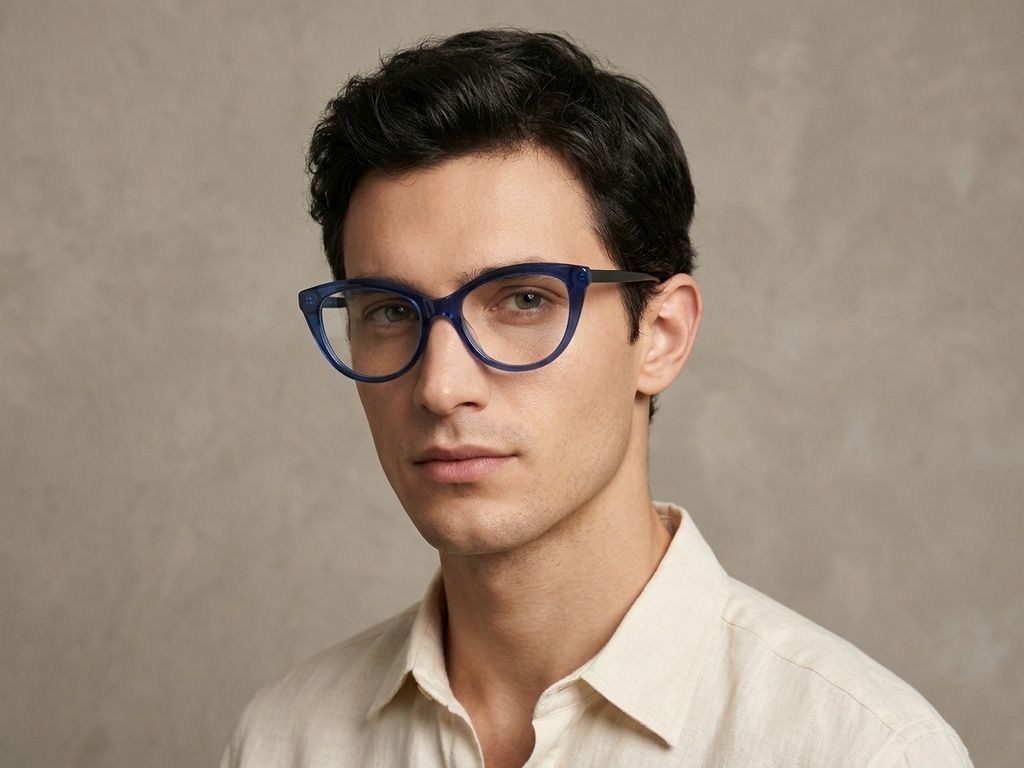 Butterfly Blue Acetate Glasses #BS2012-0166