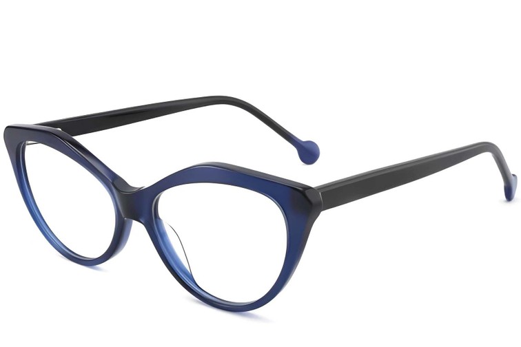 Gafas de acetato azul mariposa #BS2012-0166