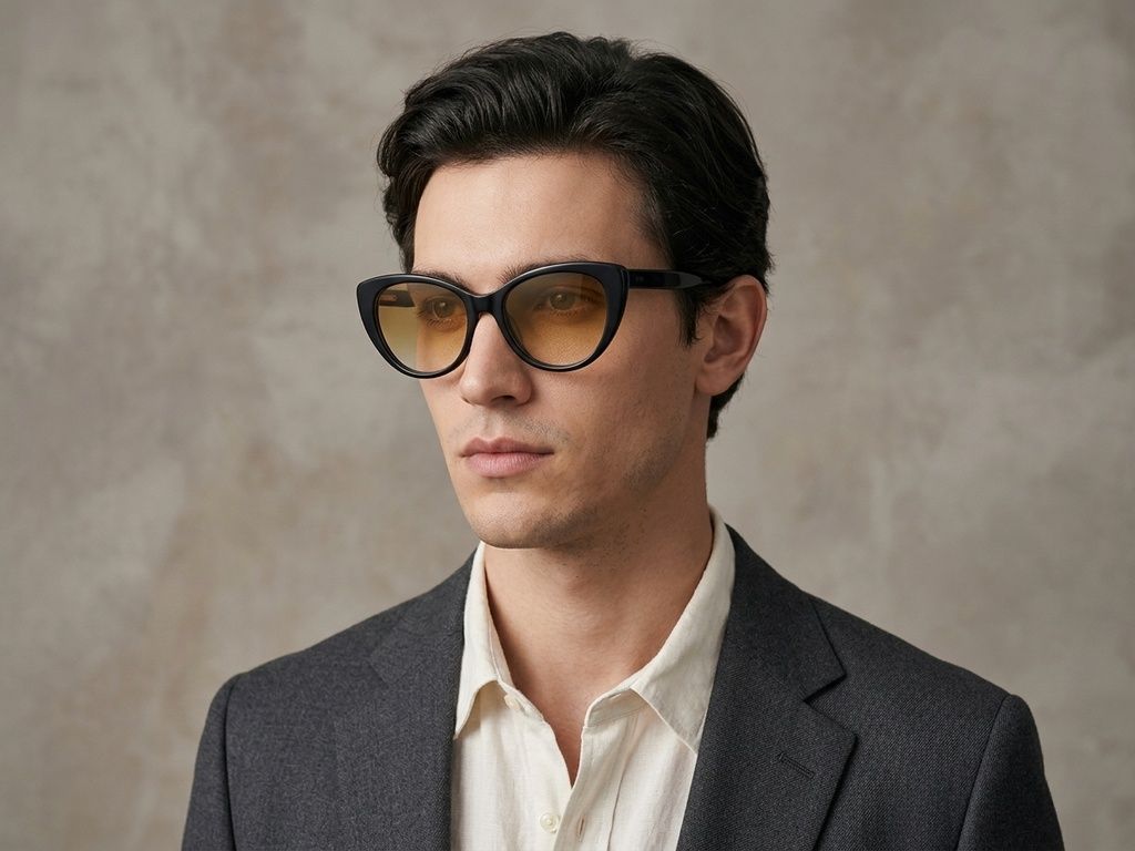 Butterfly Black Acetate Glasses #BS2012-0167