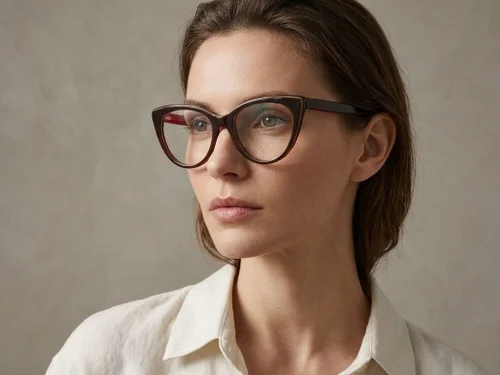 Lunettes papillon en acétate marron #BS2012-0168