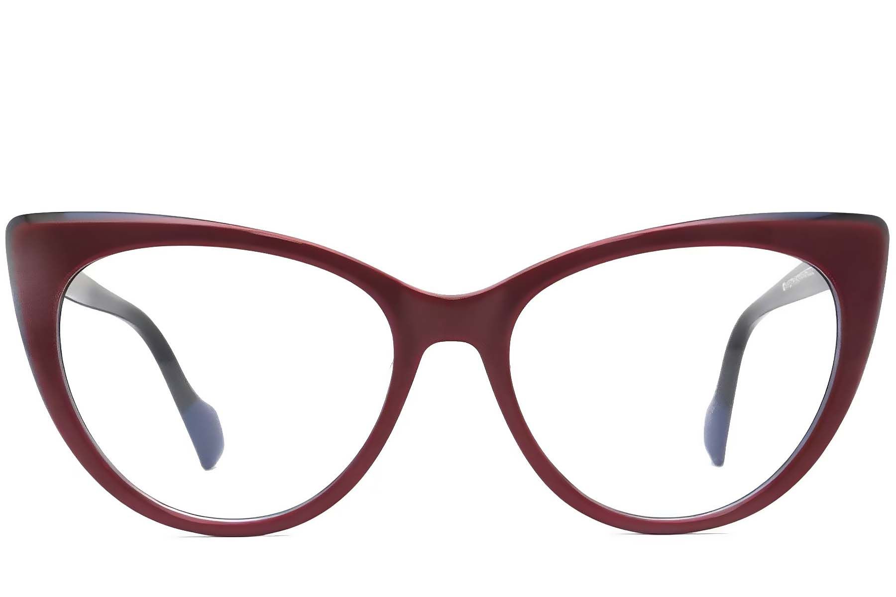 Butterfly Red Acetate Glasses #BS2012-0169
