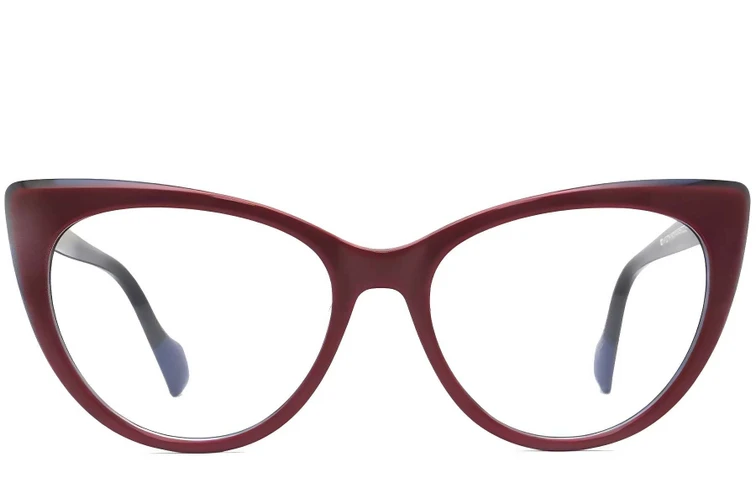 Gafas de acetato con diseño de mariposa roja #BS2012-0169