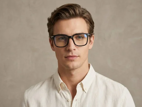 Lunettes papillon en acétate noir #BS2012-0181