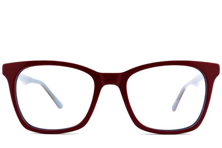Butterfly Red Acetate Glasses #BS2012-0182