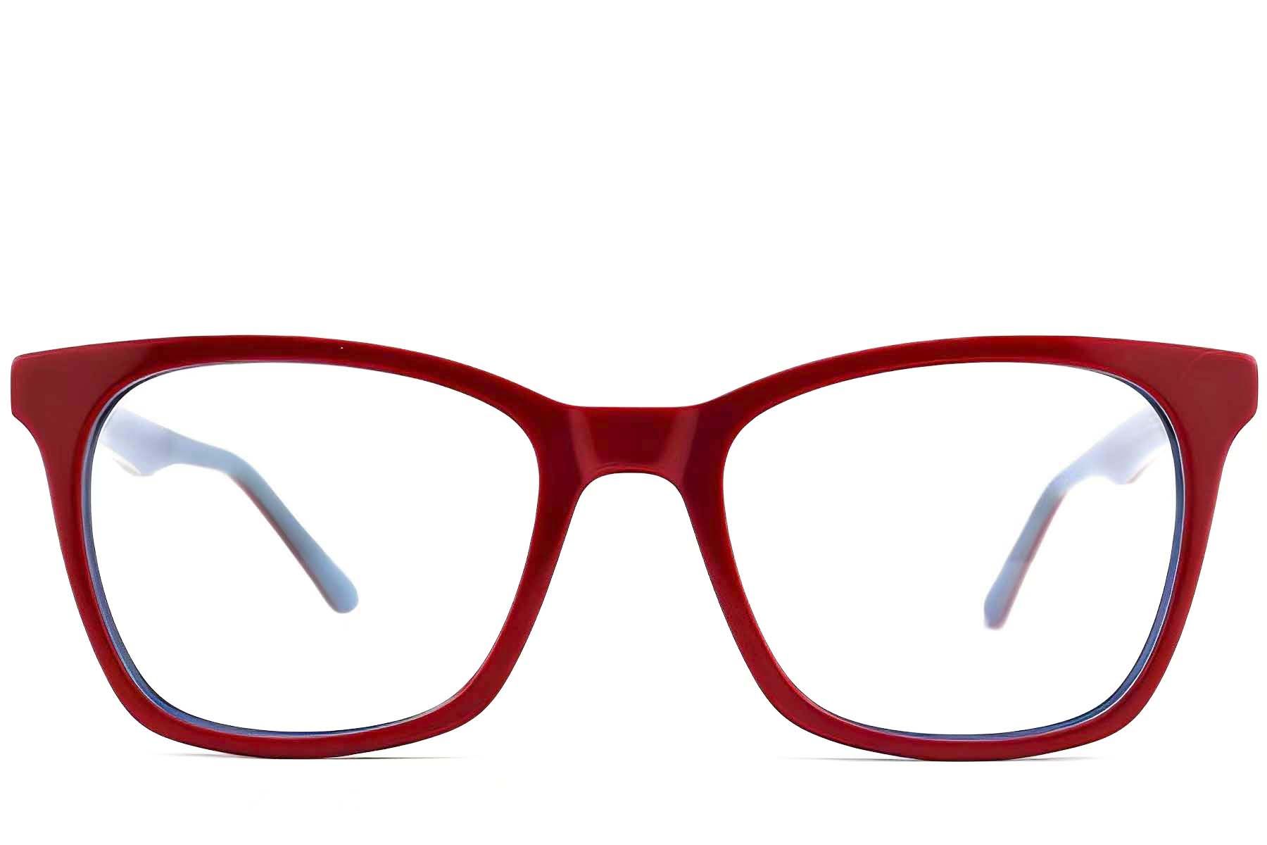 Butterfly Red Acetate Glasses #BS2012-0182