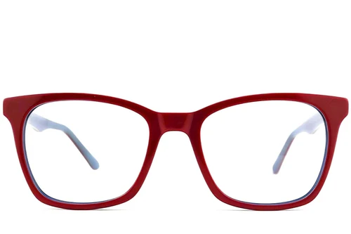 Butterfly Red Acetate Glasses #BS2012-0182