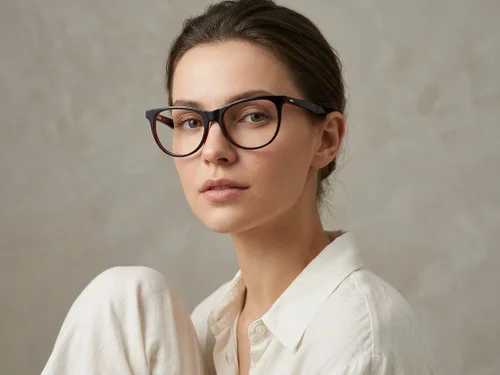 Lunettes papillon en acétate rouge #BS2012-0187
