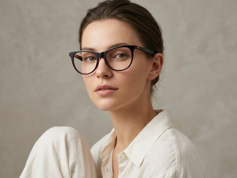 Butterfly Red Acetate Glasses #BS2012-0187