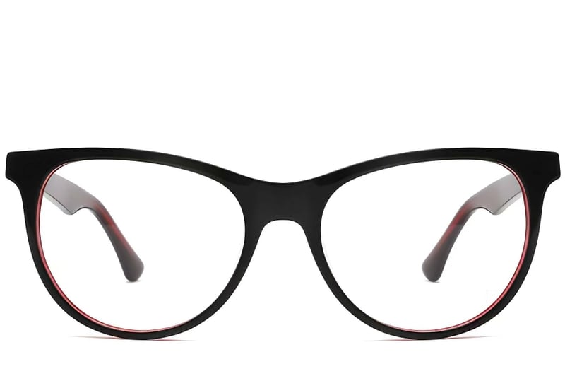 Butterfly Red Acetate Glasses #BS2012-0187