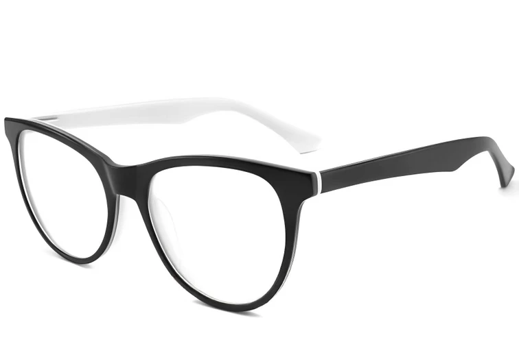 Butterfly White Acetate Glasses #BS2012-0189