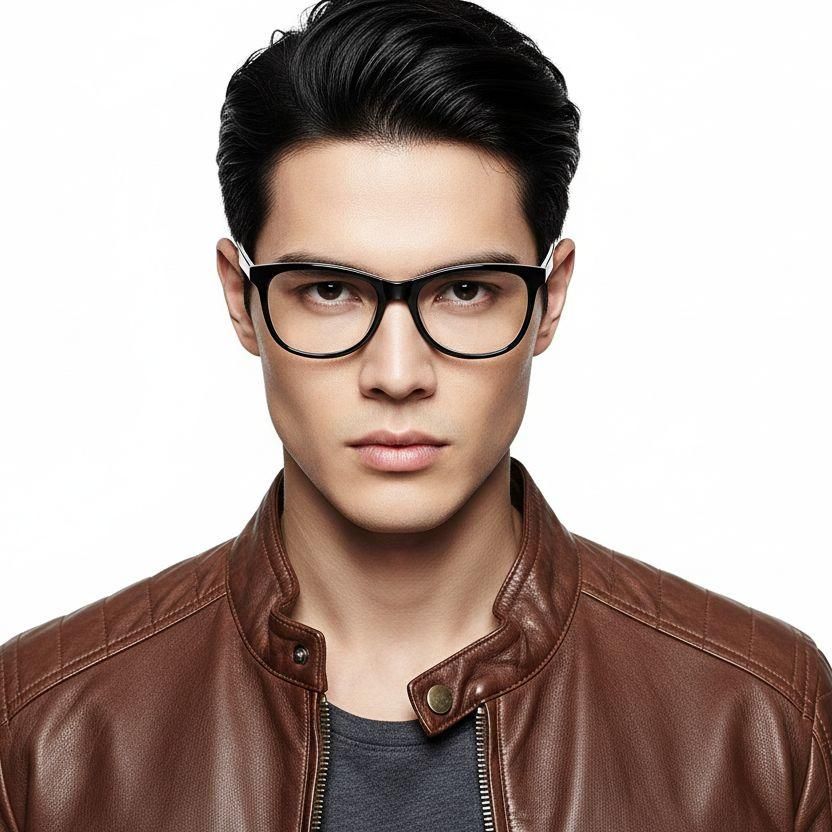 Butterfly White Acetate Glasses #BS2012-0189