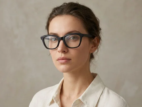 Lunettes papillon en acétate noir #BS2012-0196