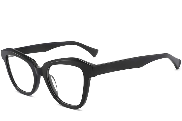 Butterfly Black Acetate Glasses #BS2012-0196