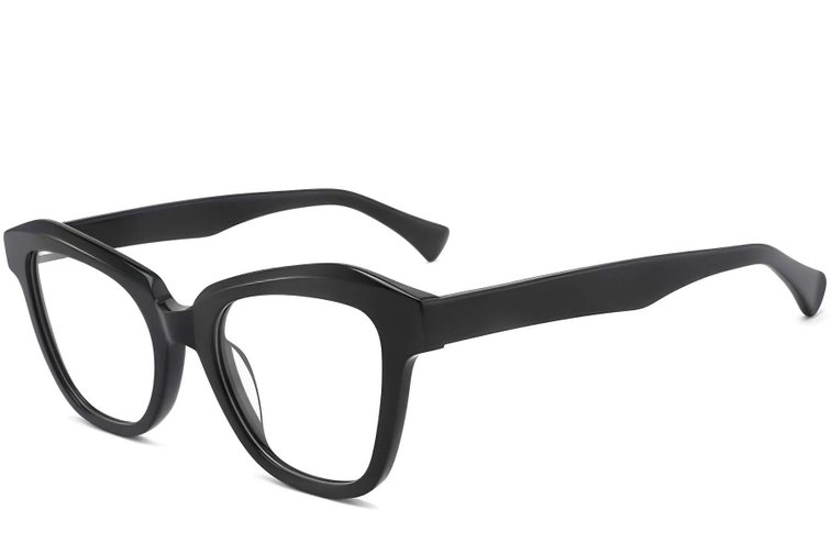 Gafas de acetato negras con forma de mariposa #BS2012-0196