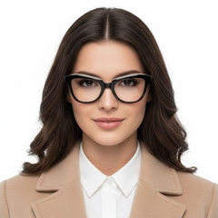 Gafas de acetato con diseño de mariposa roja #BS2012-0197