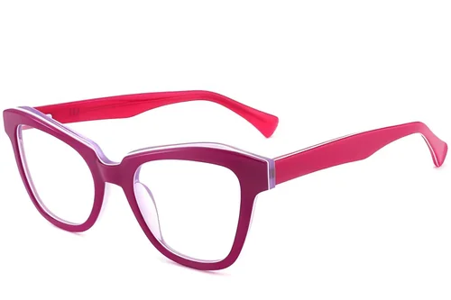 Lunettes papillon en acétate violet #BS2012-0198