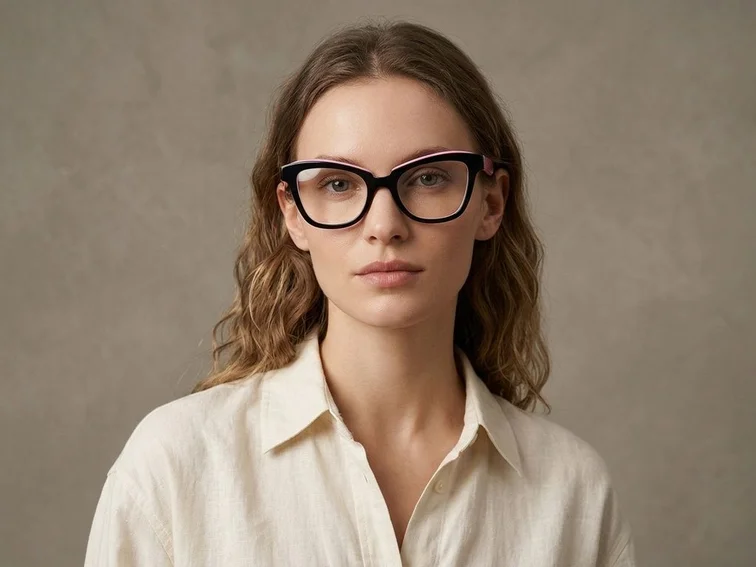 Butterfly Pink Acetate Glasses #BS2012-0199