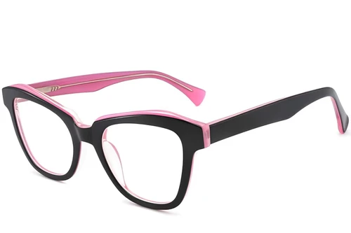 Lunettes papillon en acétate rose #BS2012-0199