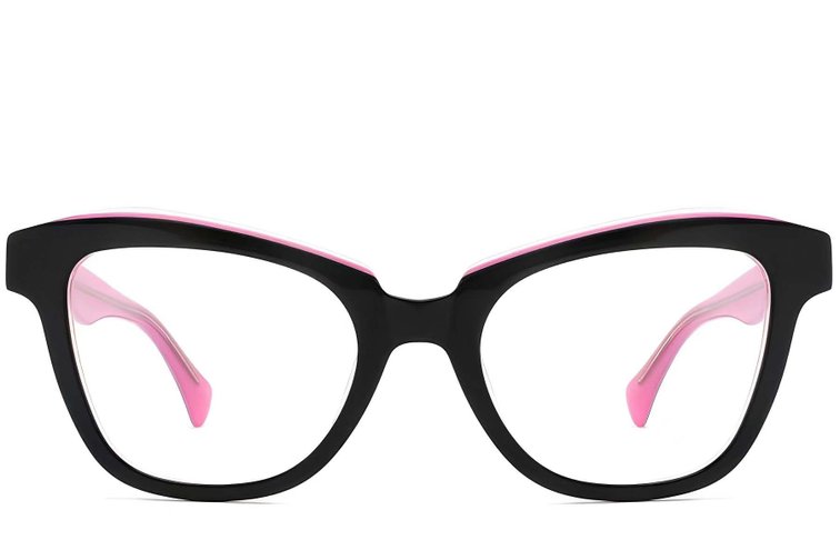 Occhiali in acetato rosa farfalla #BS2012-0199