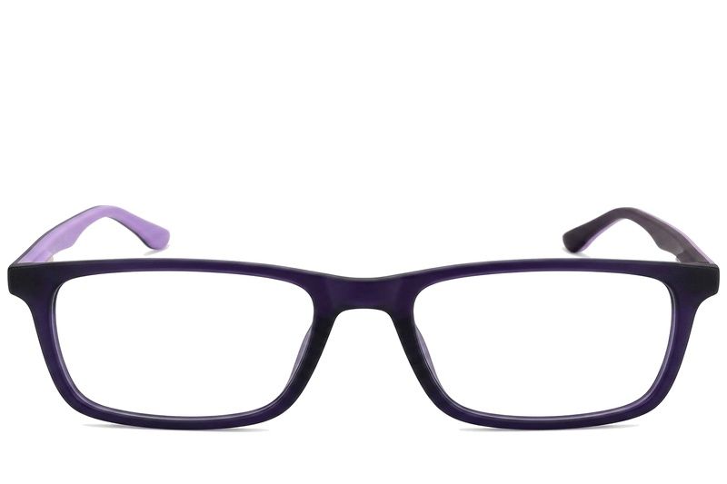 Rechteckige lila Acetatbrille #BS2012-0202