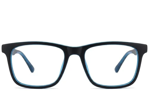 Lunettes rectangulaires en acétate gris #BS2012-0203