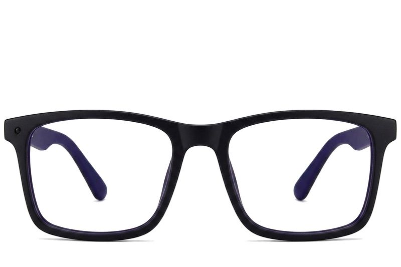 Rectangular Blue Acetate Glasses #BS2012-0204