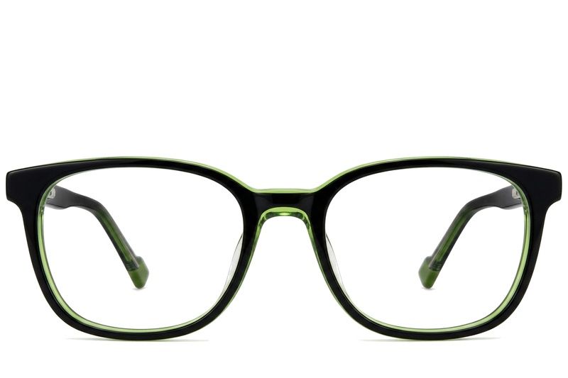 Oval Green Acetate Glasses #BS2012-0207