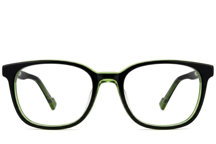Lunettes ovales en acétate vert n° BS2012-0207