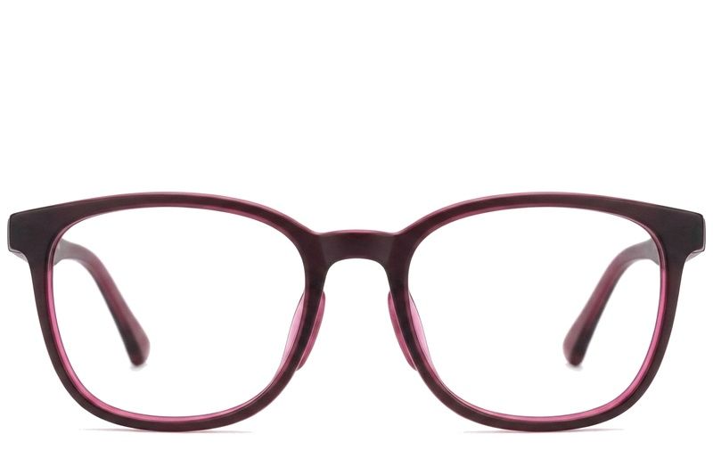 Oval Purple Acetate Glasses #BS2012-0208