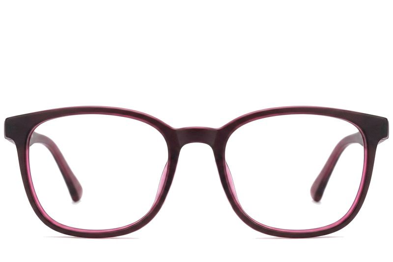 Gafas ovaladas de acetato morado #BS2012-0208