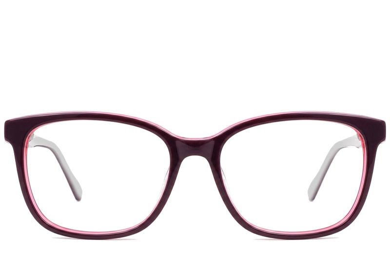 Gafas ovaladas de acetato blanco #BS2012-0211