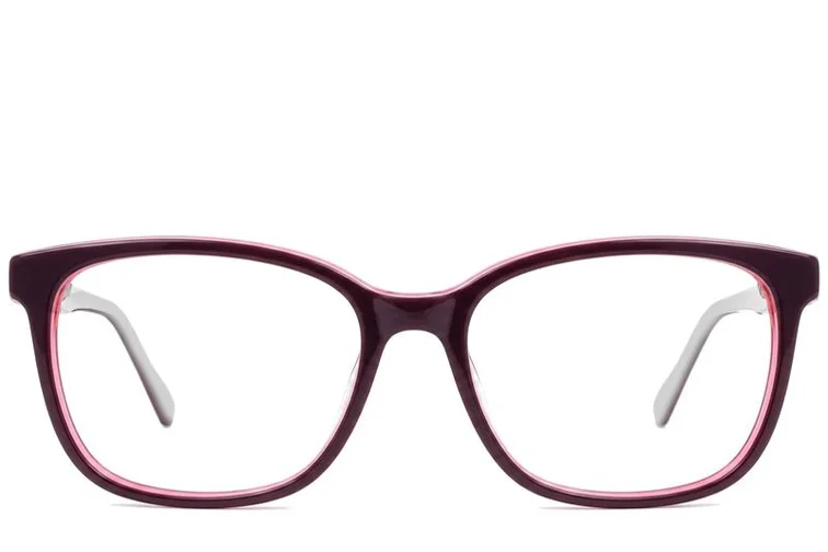 Oval White Acetate Glasses #BS2012-0211