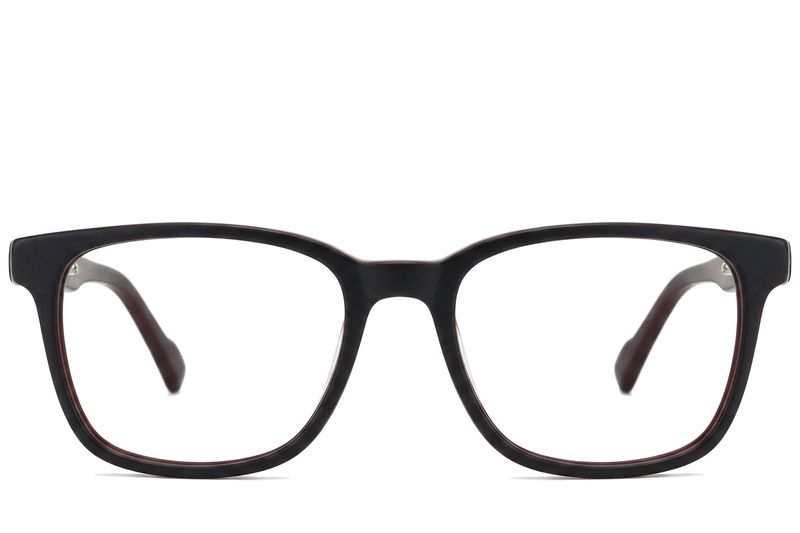 Oval Brown Acetate Glasses #BS2012-0212