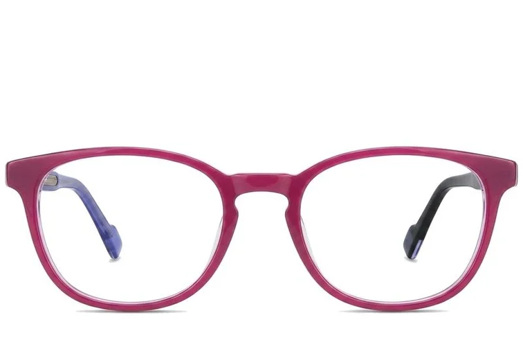 Oval Purple Acetate Glasses #BS2012-0213