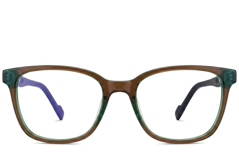Oval Green Acetate Glasses #BS2012-0214