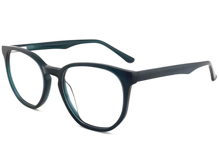 Oval Green Acetate Glasses #BS2012-0217