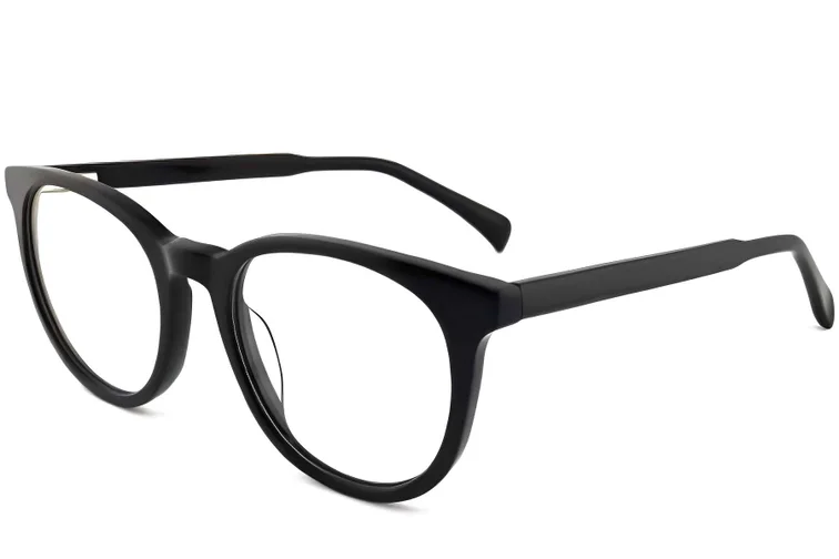 Bicchieri rotondi in acetato nero #BS2012-0221