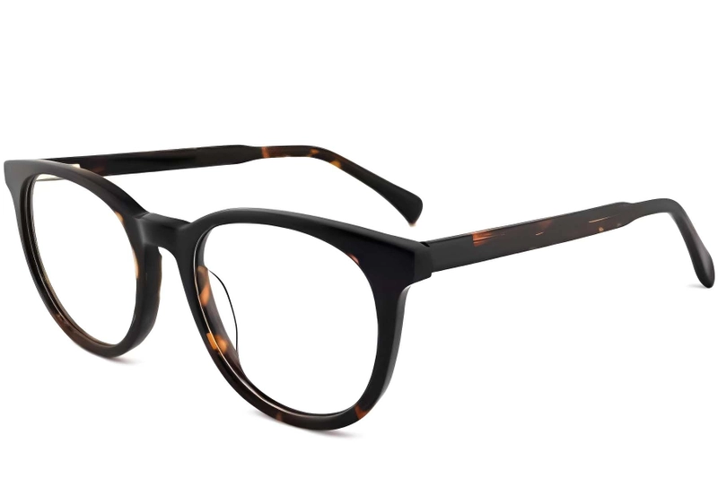 Round Tortoiseshell Acetate Glasses #BS2012-0222