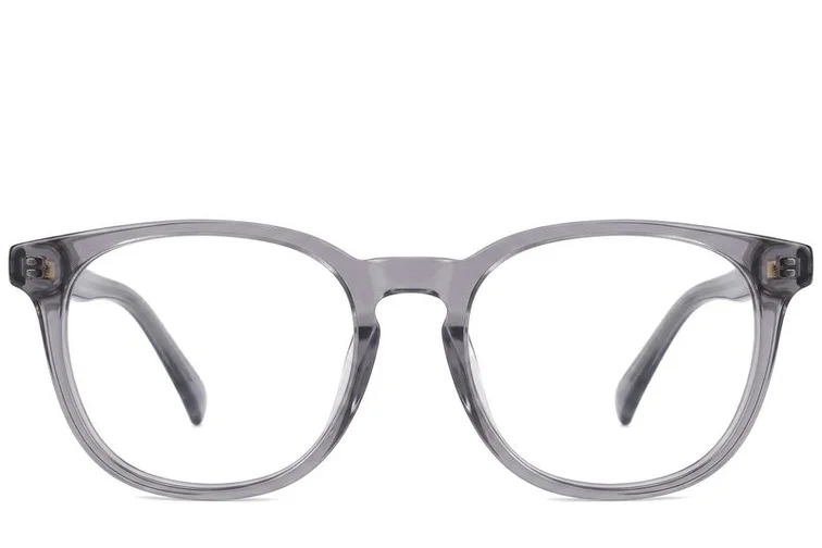 Round Grey Acetate Glasses #BS2012-0224