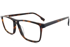 Rectangular Tortoiseshell Acetate Glasses #BS2012-0226