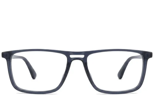 Lunettes rectangulaires en acétate gris #BS2012-0229