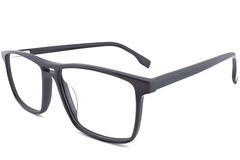Rectangular Grey Acetate Glasses #BS2012-0229