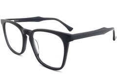 Rectangular Grey Acetate Glasses #BS2012-0232